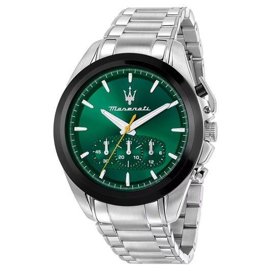 Orologio Maserati Traguardo 43 mm Chrono Acciaio Braccialato