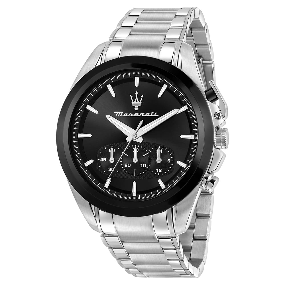 Orologio Maserati Traguardo 43 mm Chrono Acciaio Braccialato