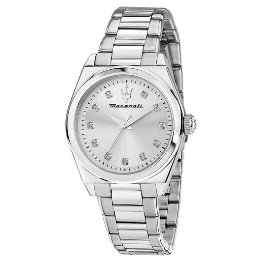 Orologio Donna Maserati Velocità 35 mm Acciaio Braccialato Quadrante Silver