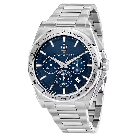 Orologio Maserati Velocità 43 mm Chrono Acciaio Braccialato