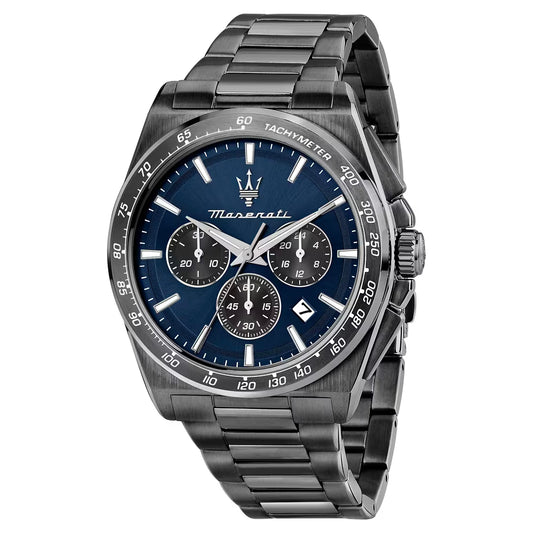 Orologio Maserati Velocità 43 mm Chrono Acciaio Pvd Dark Gun Braccialato