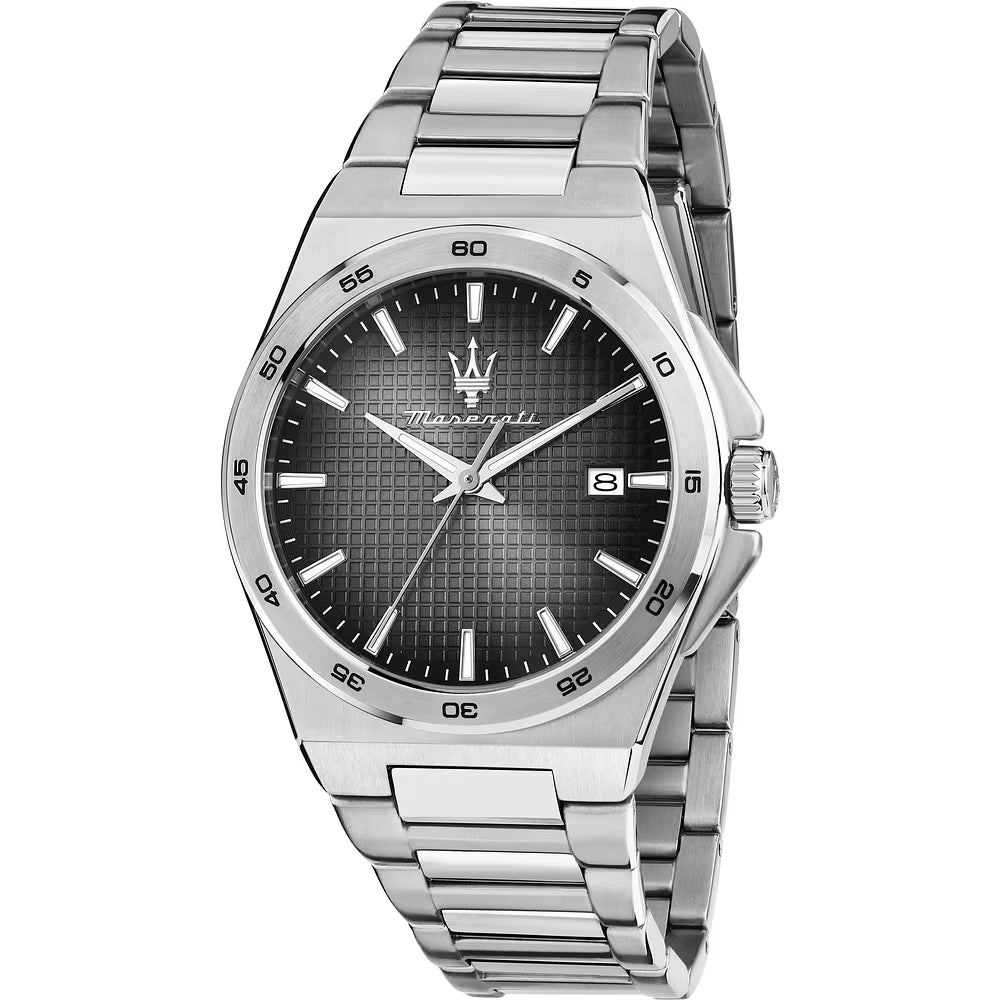 Orologio Maserati Velocità Slim 40 Mm Acciaio Braccialato Sfumato Grigio/Nero