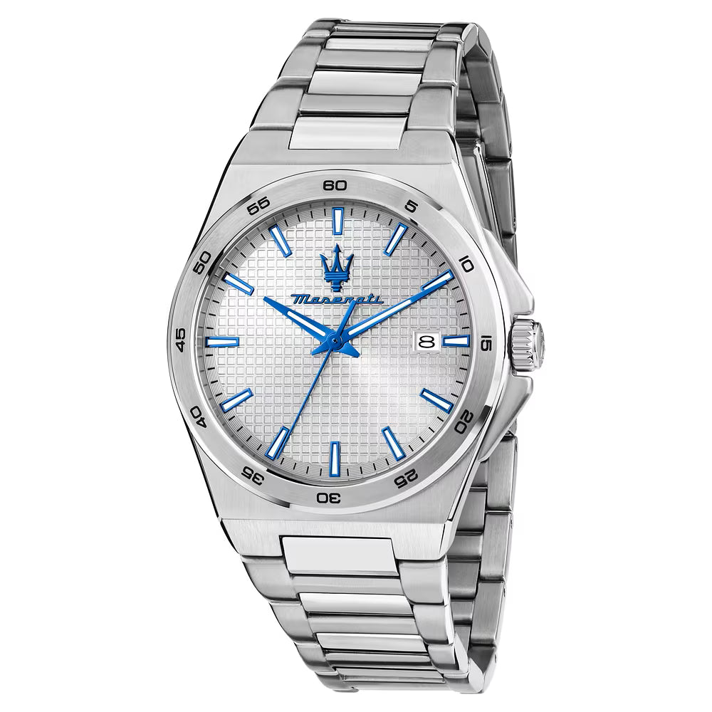 Orologio Maserati Velocità Slim 40 mm Acciaio Braccialato Quadrante Silver