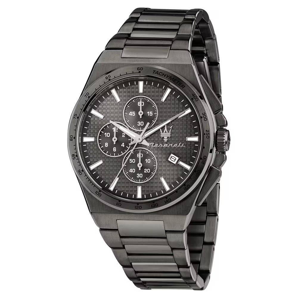 Orologio Maserati Velocità Slim 41 mm Chrono Acciaio Pvd Dark Gun