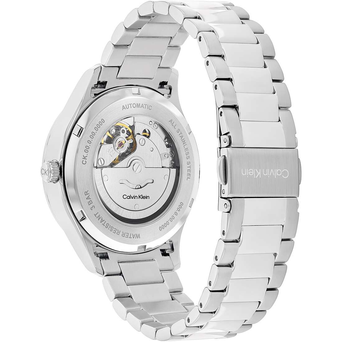 Orologio Calvin Klein Ck Iconic Automatico 40 mm Braccialato Nero