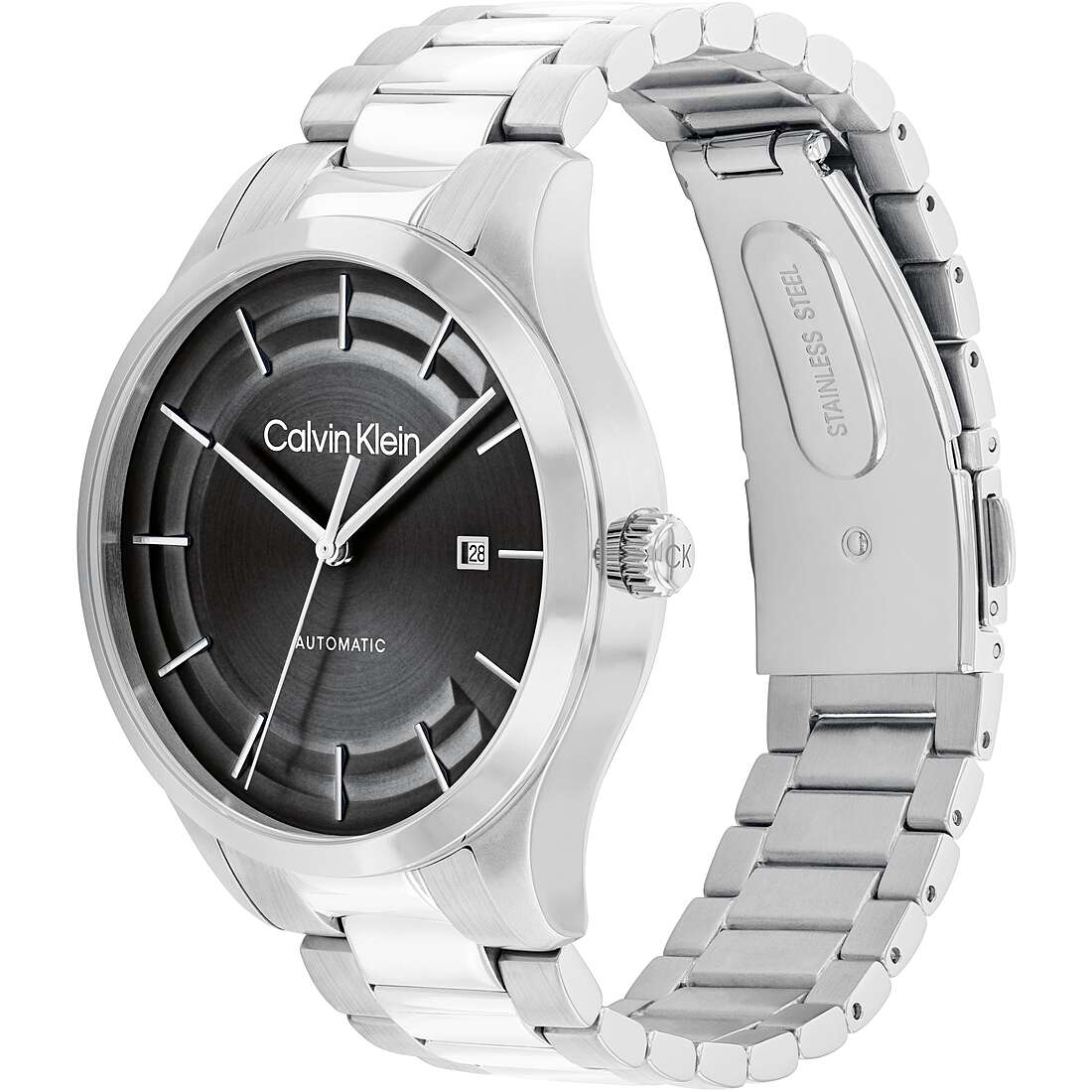 Orologio Calvin Klein Ck Iconic Automatico 40 mm Braccialato Nero