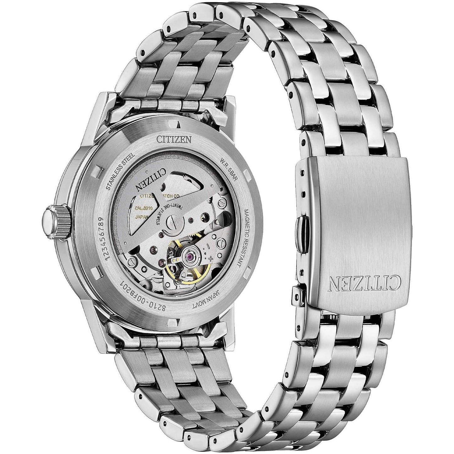 Orologio Citizen Of Action Automatico 40 mm Braccialato Bianco