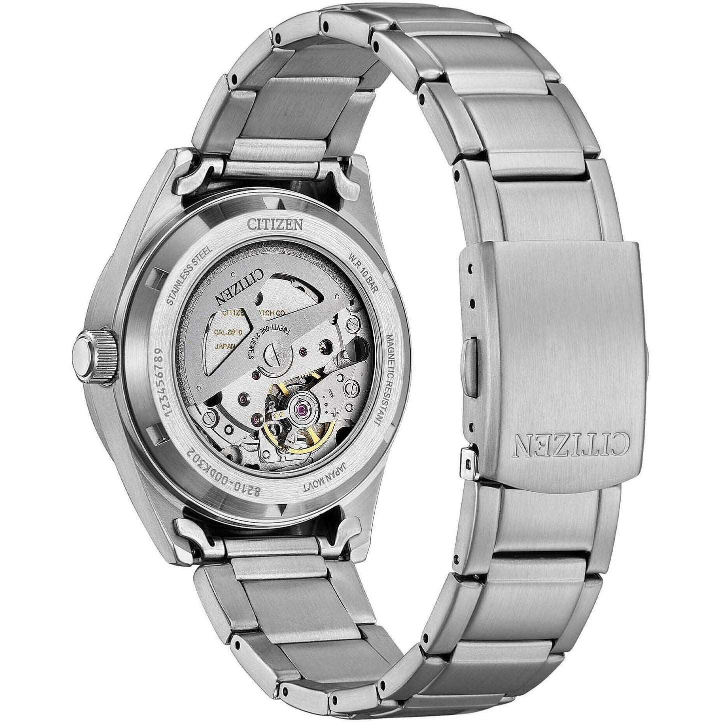 Orologio Citizen Of Action Automatico 38 mm Braccialato Nero