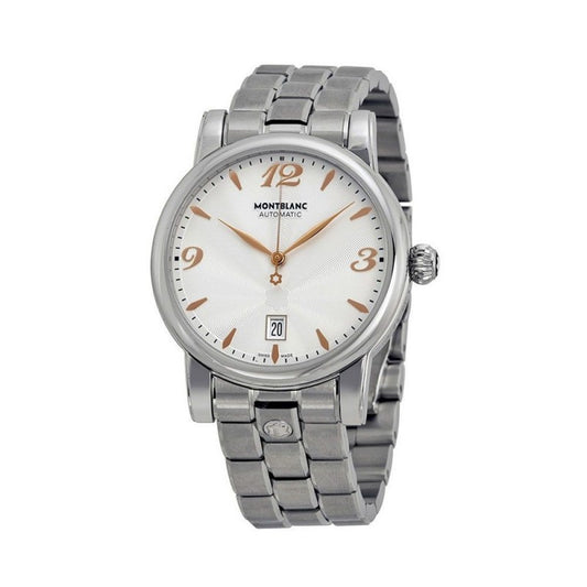 Orologio Montblanc Star Steel Automatico 39 mm Acciaio Braccialato Silver