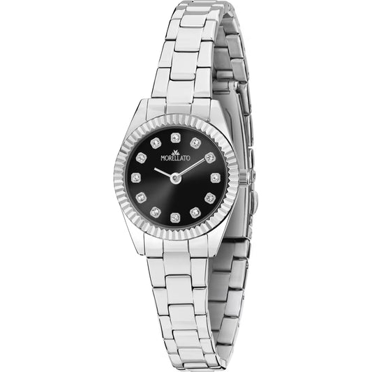 Orologio Morellato Magia Lady 24 Mm Acciaio Braccialato Nero