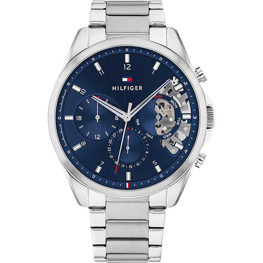 Orologio Tommy Hilfiger Baker Multi Chrono 44 mm Acciaio Braccialato