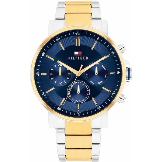Orologio Tommy Hilfiger Legend Multi 44 mm Acciaio Pvd Oro Braccialato