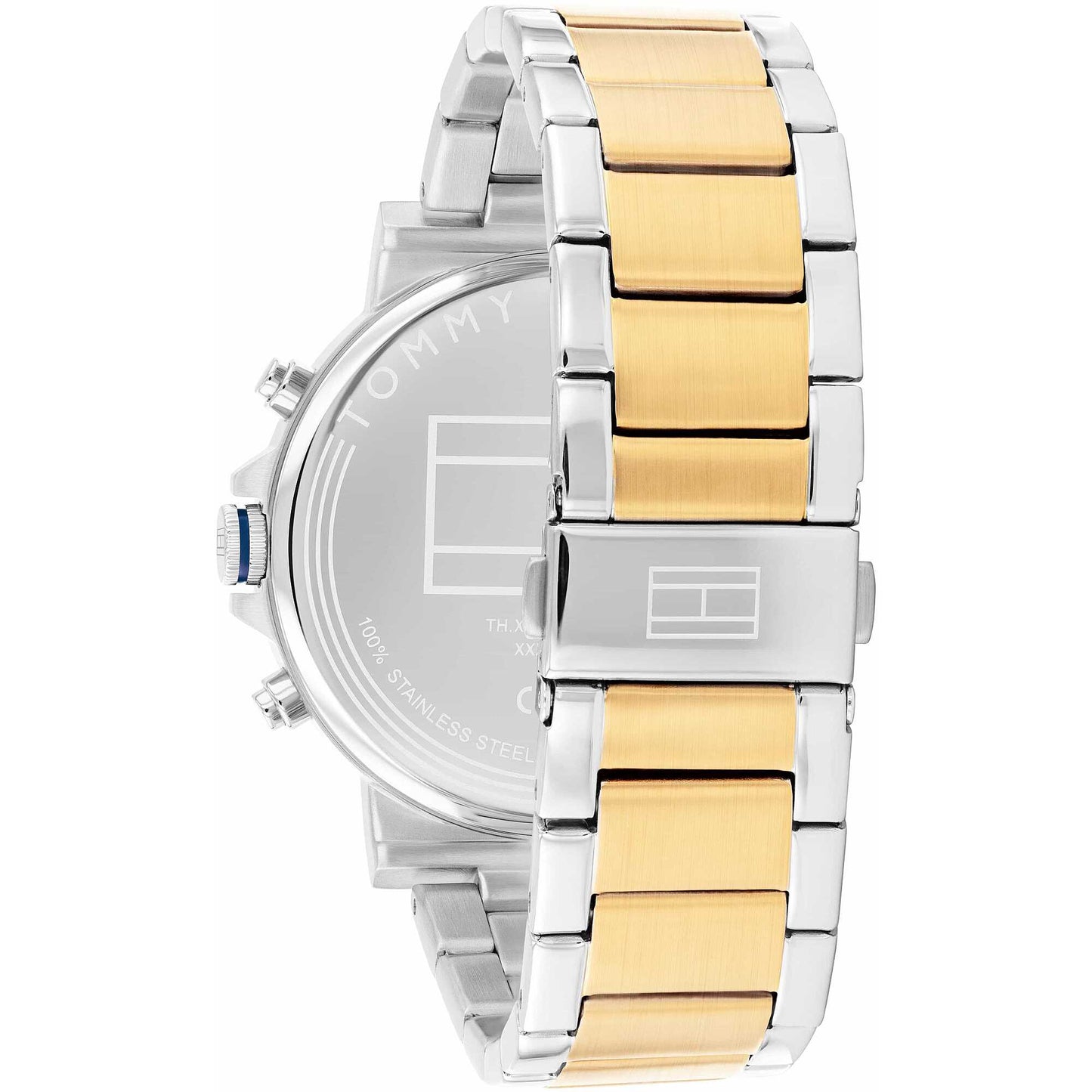 Orologio Tommy Hilfiger Legend Multi 44 mm Acciaio Pvd Oro Braccialato