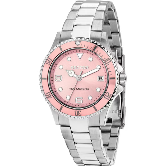 Orologio Sector 230 35 Mm Acciaio Braccialato Rosa