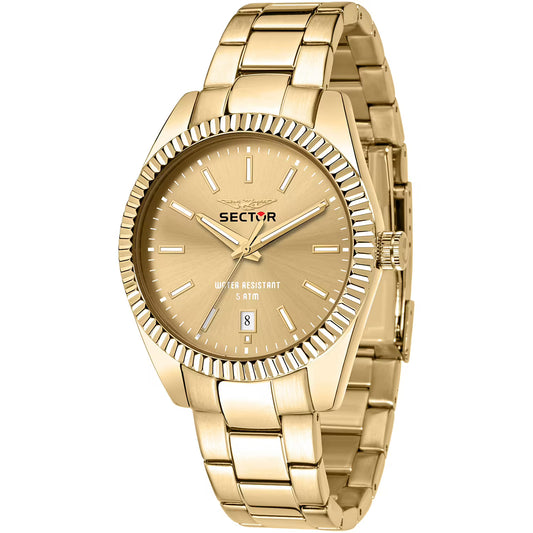 Orologio Sector 240 41 mm Pvd Oro Braccialato Pvd Oro