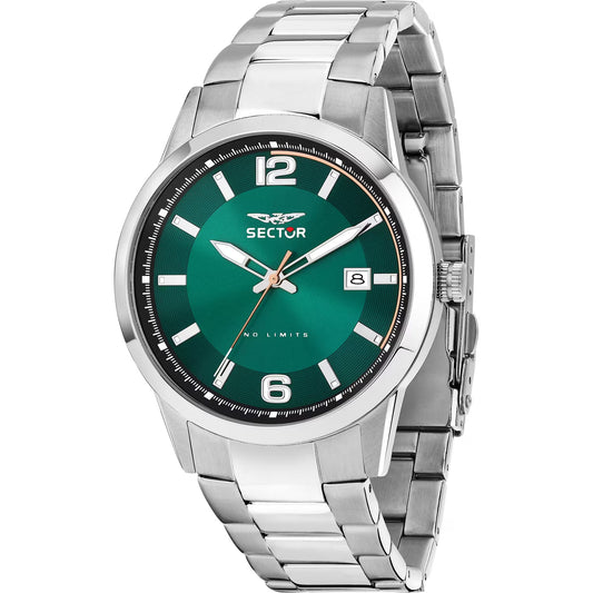 Orologio Sector 660 41 Mm Acciaio Braccialato Verde