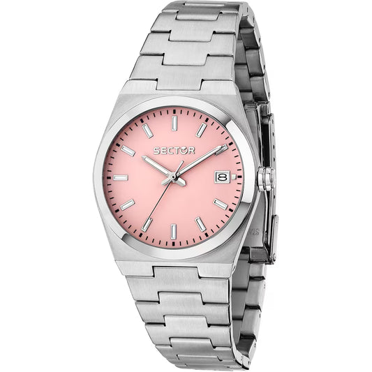 Orologio Donna Sector C300 34 mm Acciaio Braccialato Rosa