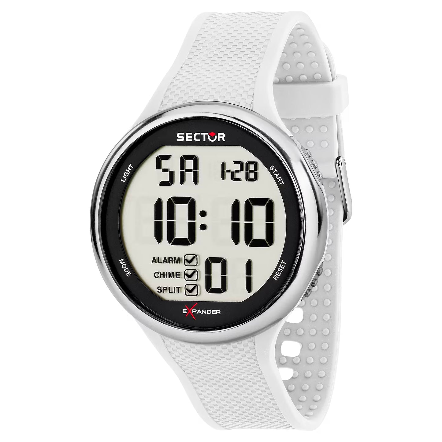 Orologio Sector Ex-17 46 mm Policarbonato Bianco