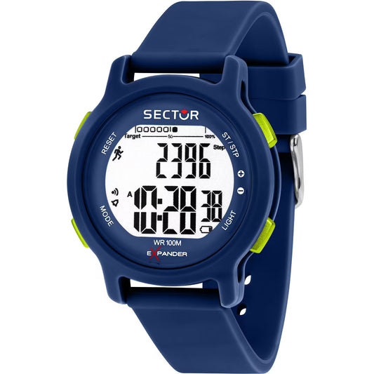 Orologio Sector Ex-27 Digitale 43 mm Policarbonato Blu