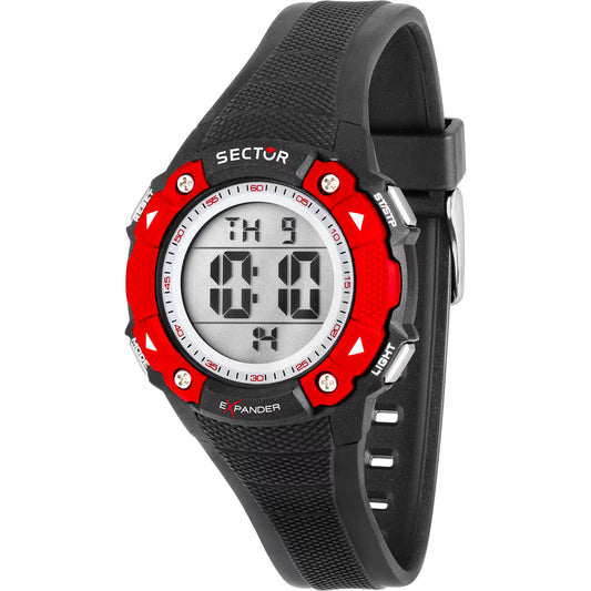 Orologio Sector Ex-49 Digitale 37 Mm Policarbonato Nero Cinturino Gomma