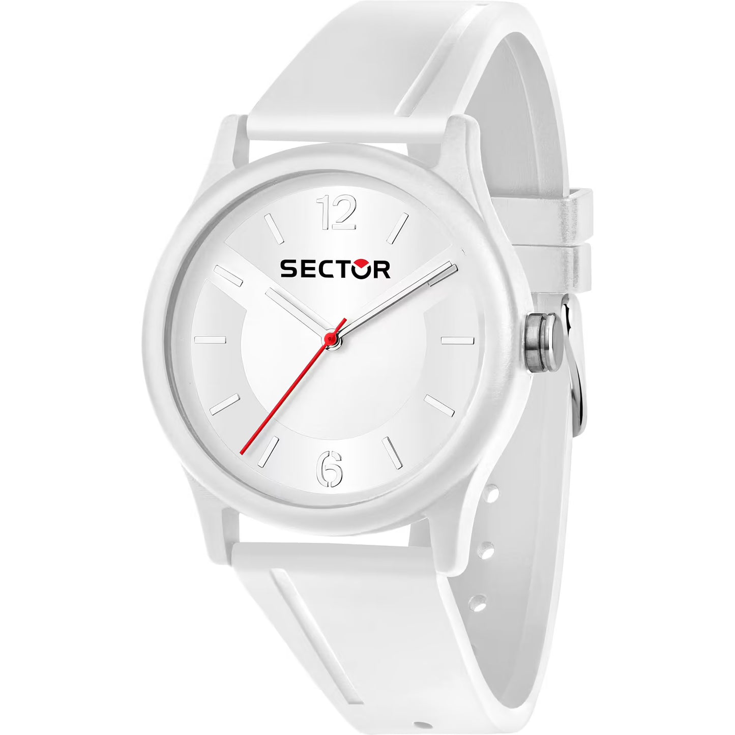 Orologio Sector Ex-Q 41 mm Policarbonato Bianco