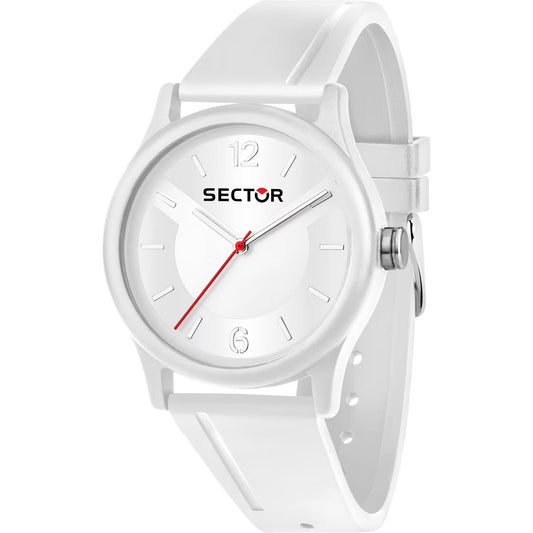 Orologio Sector Ex-Q 41 mm Policarbonato Bianco
