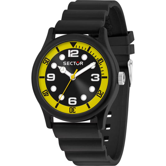 Orologio Sector H2O 41 Mm Policarbonato Cinturino Gomma Nero