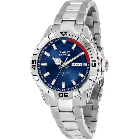 Orologio Sector Legend Auto 43 mm Acciaio Braccialato Blu