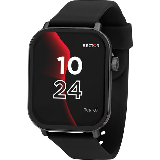 Orologio Smartwatch Sector S-07 Smart Digital Cinturino Silicone Nero
