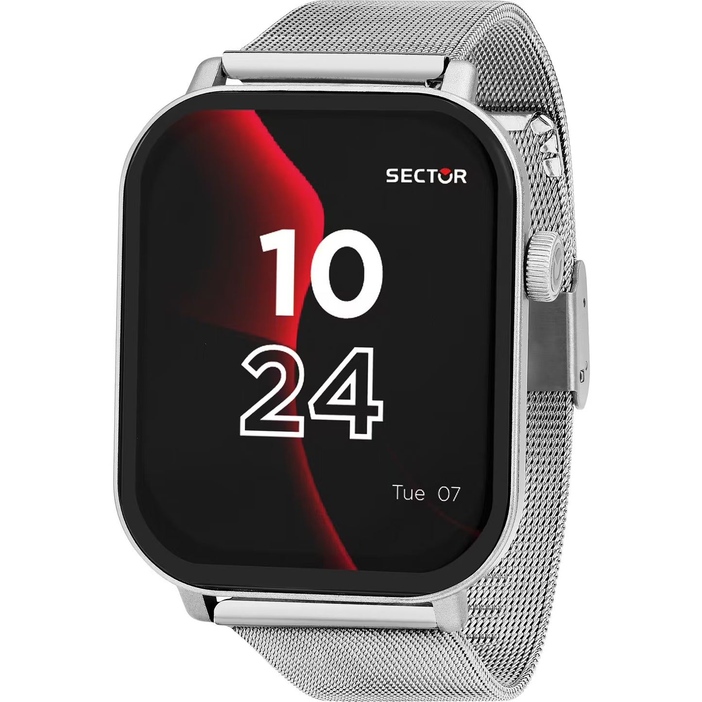 Orologio Smartwatch Sector S-07 Smart Digital Braccialato Maglia Milanese Silver