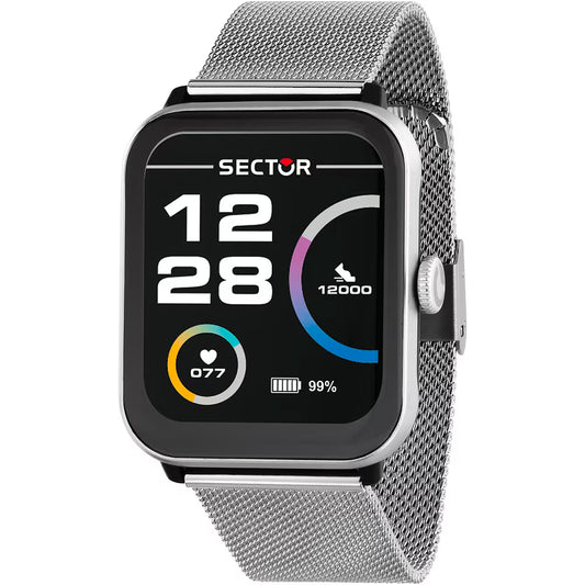 Orologio Smartwatch Sector S-08 Smart Digital Braccialato Maglia Milanese
