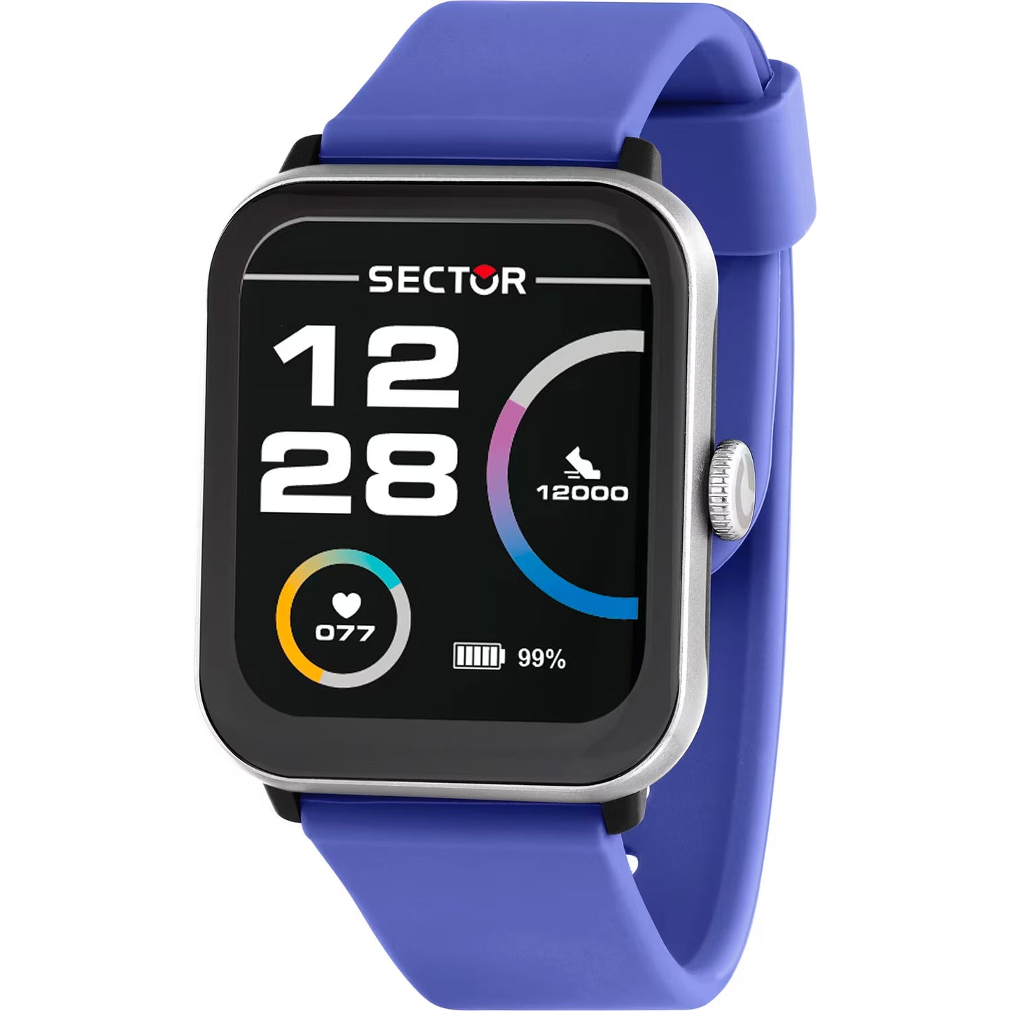 Orologio Smartwatch Sector S-08 Smart Digital Cinturino Silicone Pervinca