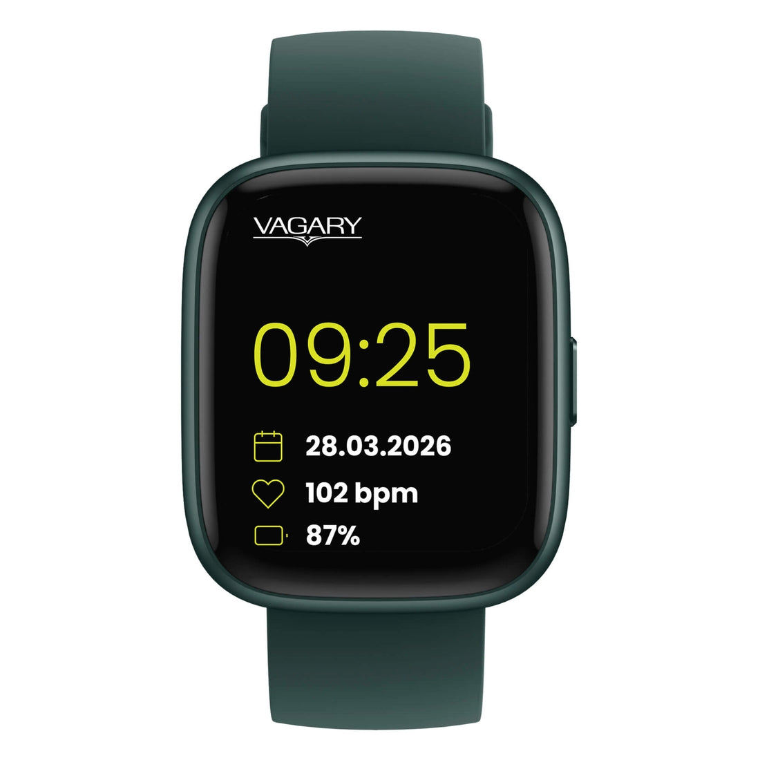 Orologio Vagary Smartwatch Digitale 36 Mm Cassa Resina Cinturino Silicone Verde