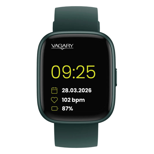 Orologio Vagary Smartwatch Digitale 36 Mm Cassa Resina Cinturino Silicone Verde