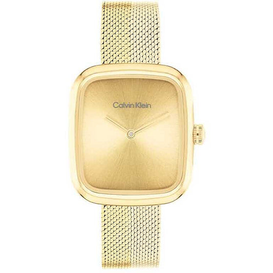 Orologio Calvin Klein Adore Lady 30 mm Maglia Milanese Dorato