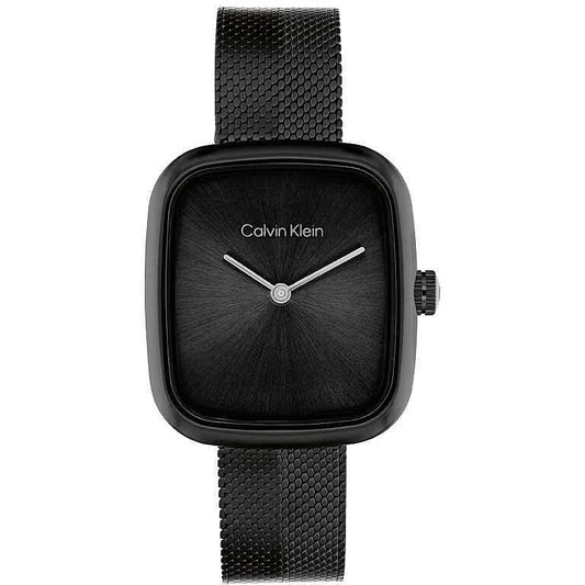 Orologio Calvin Klein Adore Lady 30 mm Braccialato Maglia Milanese Nero