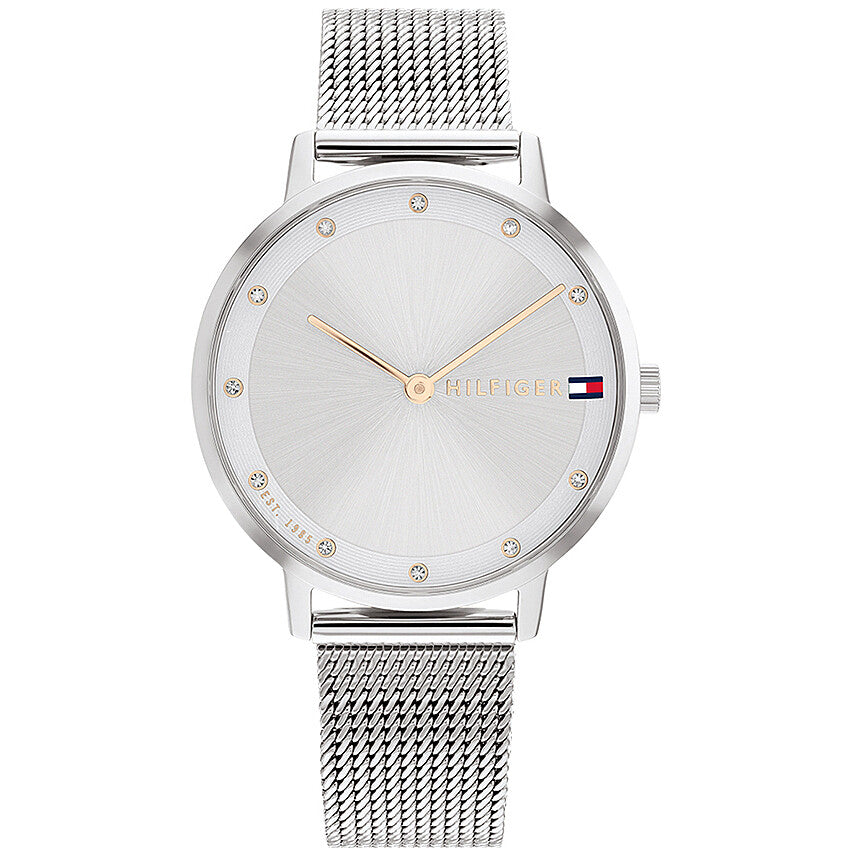 Orologio Tommy Hilfiger Pippa Lady 34 mm Acciaio Braccialato Maglia Milanese