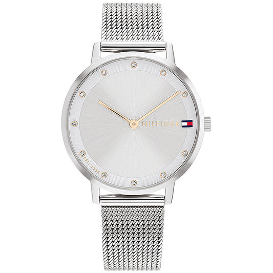 Orologio Tommy Hilfiger Pippa Lady 34 mm Acciaio Braccialato Maglia Milanese
