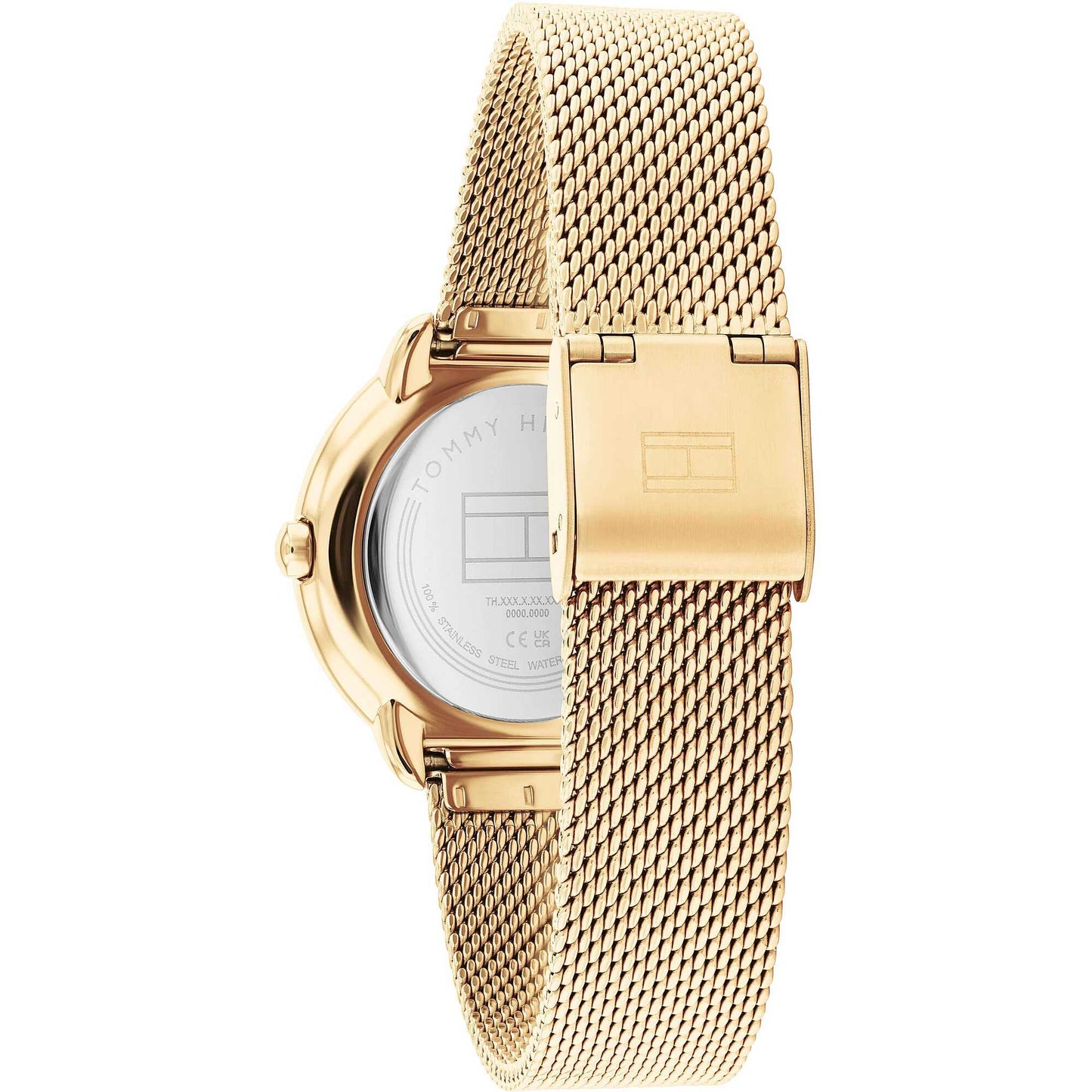 Orologio Tommy Hilfiger Demi Lady 32 mm Pvd Oro Maglia Milanese