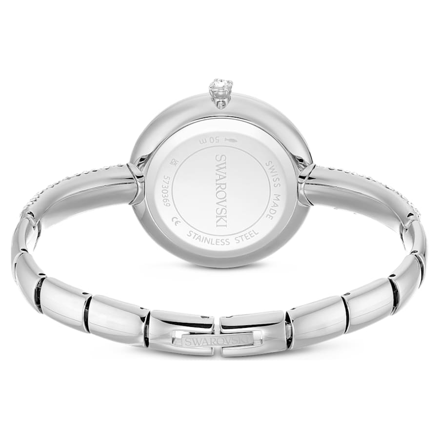 Orologio Swarovski Sublima bangle Bracciale di metallo, Tono argentato, Acciaio inossidabile