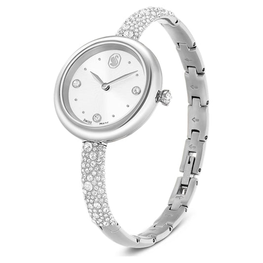 Orologio Swarovski Sublima bangle Bracciale di metallo, Tono argentato, Acciaio inossidabile