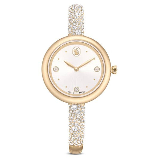 Orologio Swarovski Sublima Tono dorato, Finitura in tonalità champagne dorato