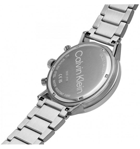 Orologio Calvin Klein Ck Architectural Multifunzione 44 mm Acciaio Braccialato Blu