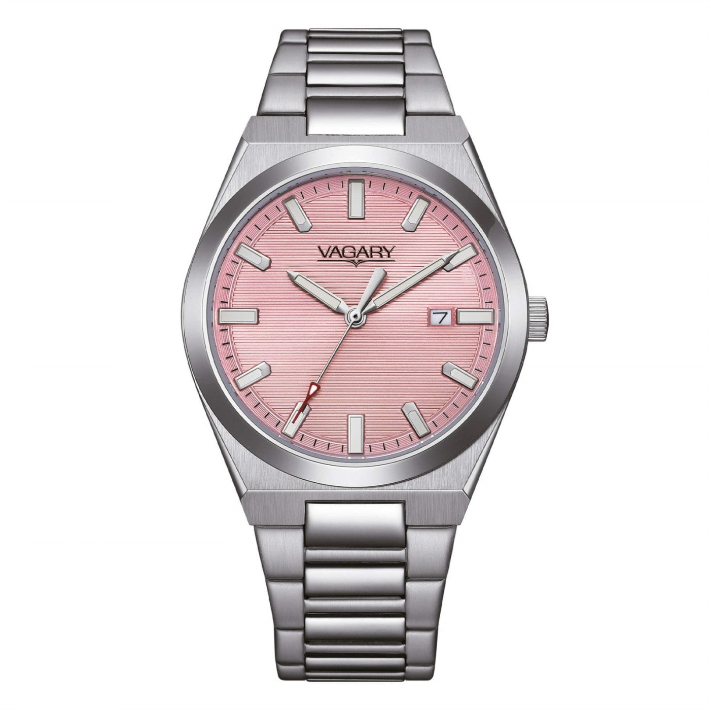 Orologio Vagary Timeless 38 Mm Acciaio Braccialato Rosa