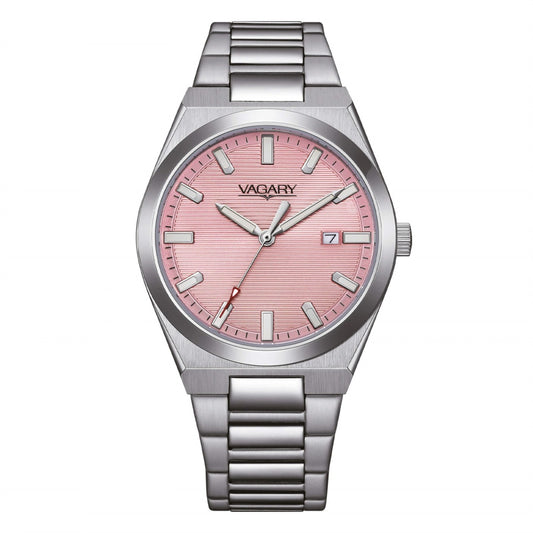 Orologio Vagary Timeless 38 Mm Acciaio Braccialato Rosa