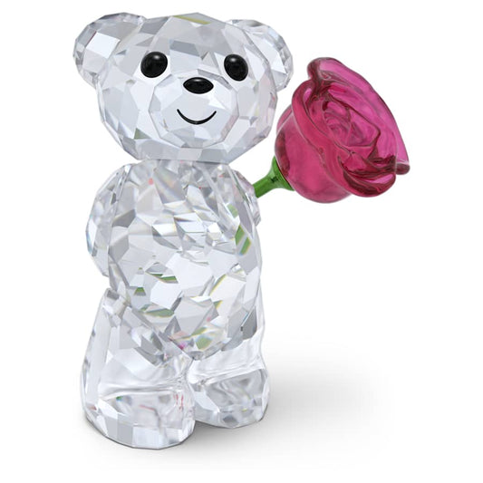 Oggettistica Swarovski Kris Bear A Rose With Love, Orsetto Kris
