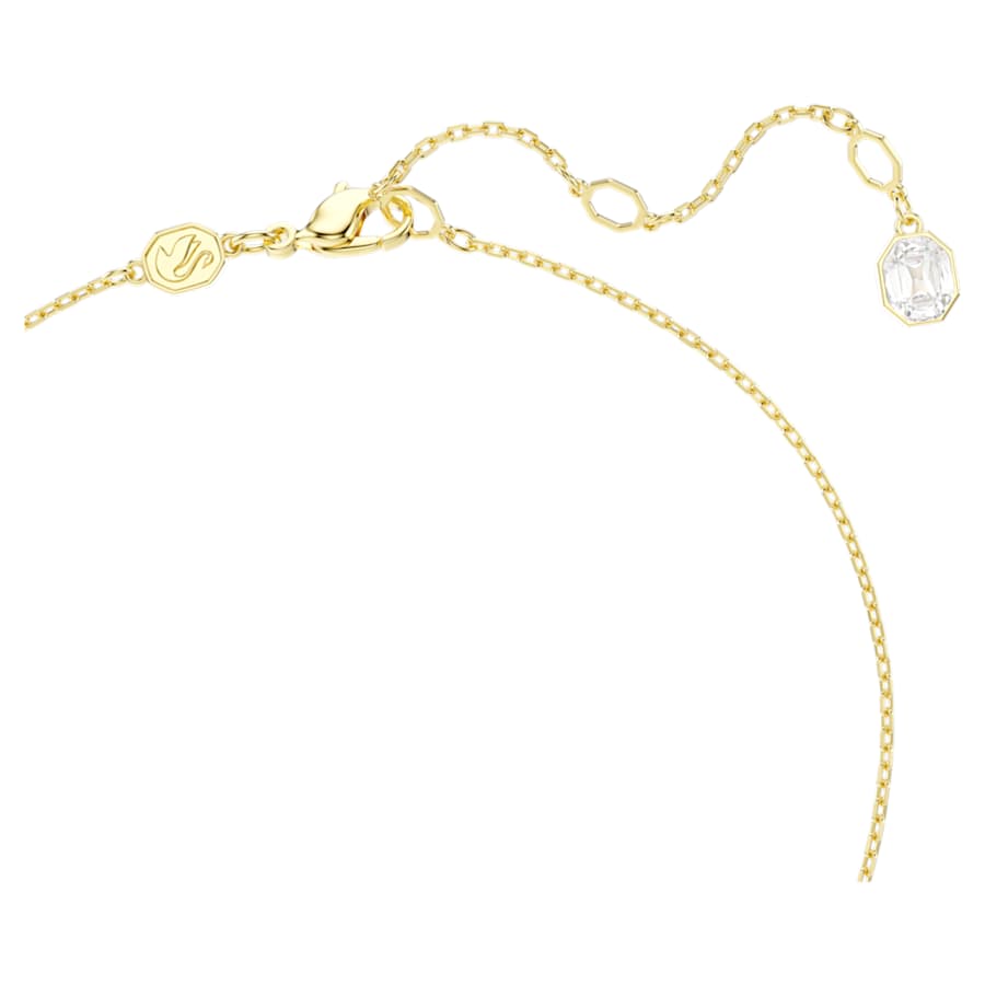 Collana Swarovski Idyllia Crystal Pearl, Taglio misto, Fiore, Multicolore, Placcato color oro