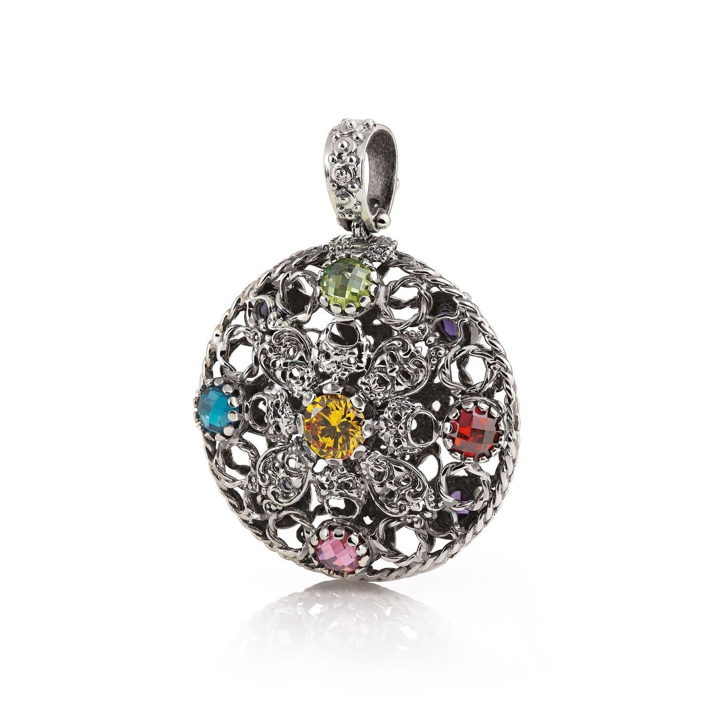 Pendente Gerardo Sacco Trottole in Argento Zirconia