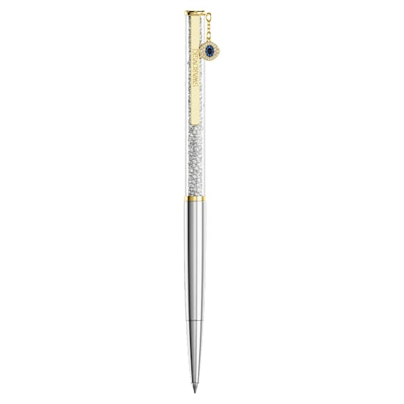 Penna A Sfera Swarovski Crystalline, Evil eye, Tono dorato, Mix di finiture