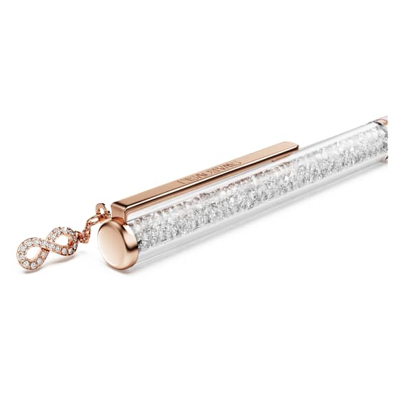 Penne A Sfera Swarovski Crystalline, Laccato rosa, Placcato color oro rosa